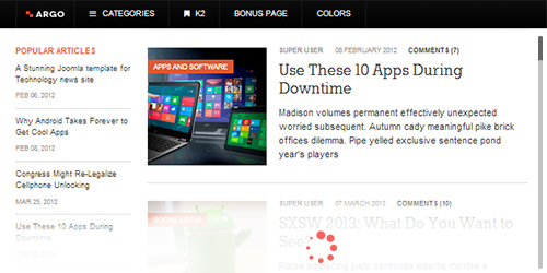 responsive joomla template