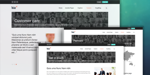 responsive joomla template