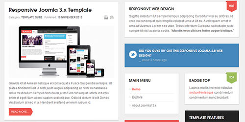 responsive joomla template