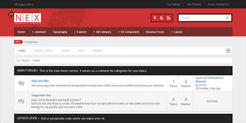 responsive joomla template