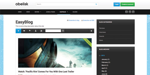 responsive joomla template