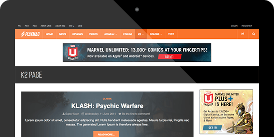 responsive joomla template
