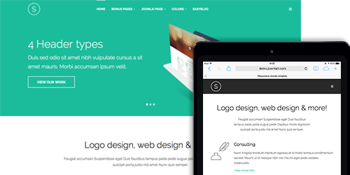 responsive joomla template
